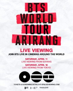 BTS World Tour “Arirang” en cines