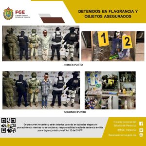 Fiscalía realiza operativos en La Antigua; hay dos detenidos