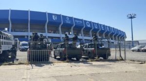 Fuerte operativo de seguridad en Estadio Corregidora previo a México vs Islandia