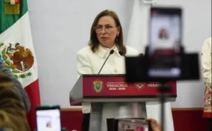 “No está autorizado”: Rocío Nahle descalifica el llamado a toque de queda en Coatzintla