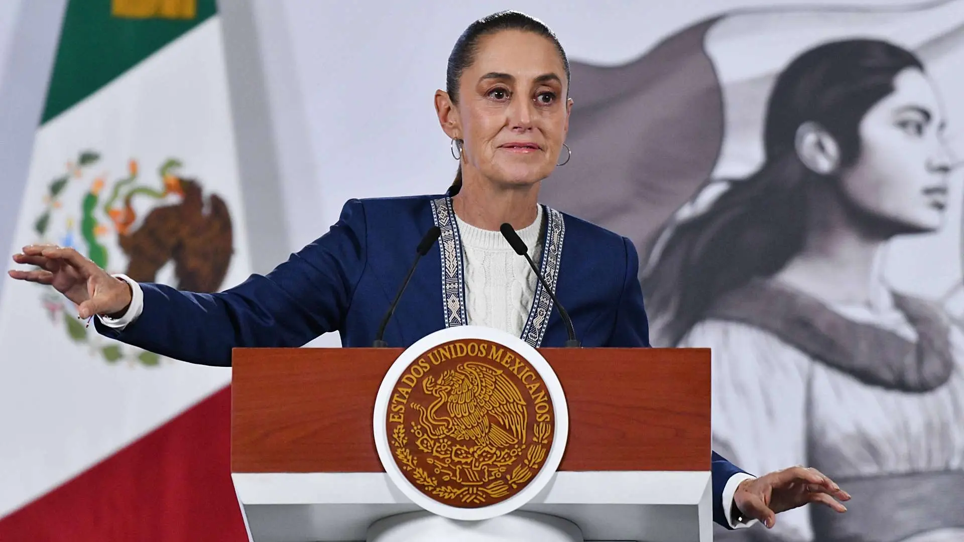 Presidenta de México, Claudia Sheinbaum, habla sobre el caso Epstein