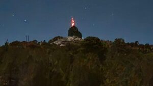 Registran sexta nevada de la temporada en el Cofre de Perote