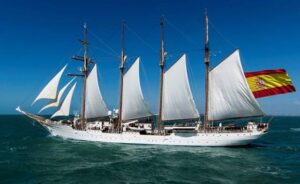 Atracará Elcano en Veracruz