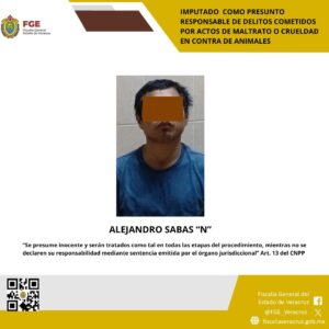 Detenido por maltrato animal en Veracruz