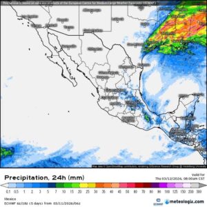 Alerta en Veracruz por Frente Frío 40; prevén Norte violento y descenso de temperatura