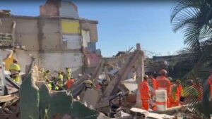 Derrumbe de asilo en Belo Horizonte deja 4 muertos y 8 desaparecidos