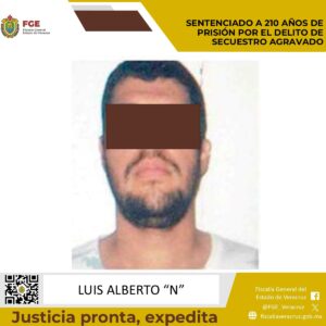 Fiscalía logra condena de 210 años en Veracruz