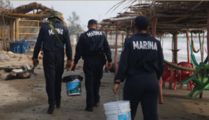 Autoridades limpian playas de Tamaulipas: eliminan más de 6 toneladas de petróleo