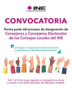 Abierta la convocatoria para participar como Consejera y Consejero Electoral del Consejo Local del INE en Veracruz
