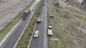Accidente vial en la carretera San Hipólito–Xalapa