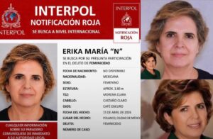 Ficha roja de Interpol contra presunta feminicida de ex Miss Baja California
