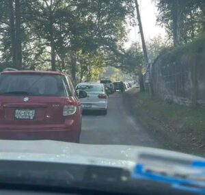 Cierre vial por choque en bulevar Xalapa–Coatepec