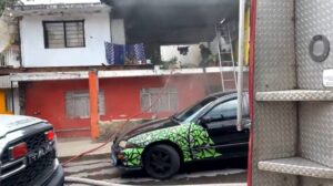 Incendio en vivienda de Xalapa