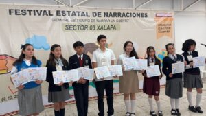 Entre sueños, cuentos y emociones: jóvenes xalapeños brillan en el Festival Estatal de Narraciones