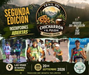 Anuncian segunda edición del Trail del Chicharrón y el Pulque en Las Vigas