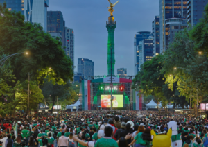 Más de 800, 000 festejan triunfo de México