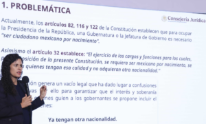 Sheinbaum propone reforma sobre doble nacionalidad