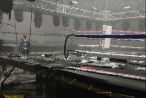 Disparos e incendio cancelan función en Hermosillo