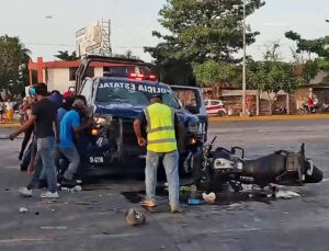 Tensión en Álamo tras accidente que involucra a patrulla estatal
