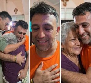 Jesús Alberto Caballero vuelve a casa tras recuperar libertad