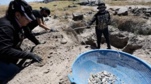 Reportan dientes de leche en fosa de Michoacán