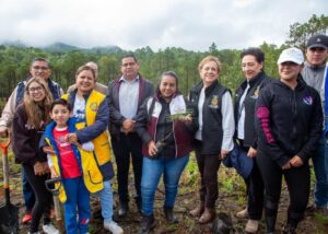 SEDEMA reforesta la reserva San Juan del Monte con mil árboles
