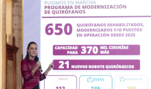 Sheinbaum descarta crisis generalizada en el sector salud