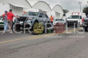Motociclista fallece tras choque en carretera Perote-Xalapa