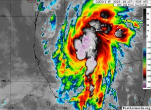 Veracruz mantiene precauciones por lluvias tras formación de la tormenta “Isaías”